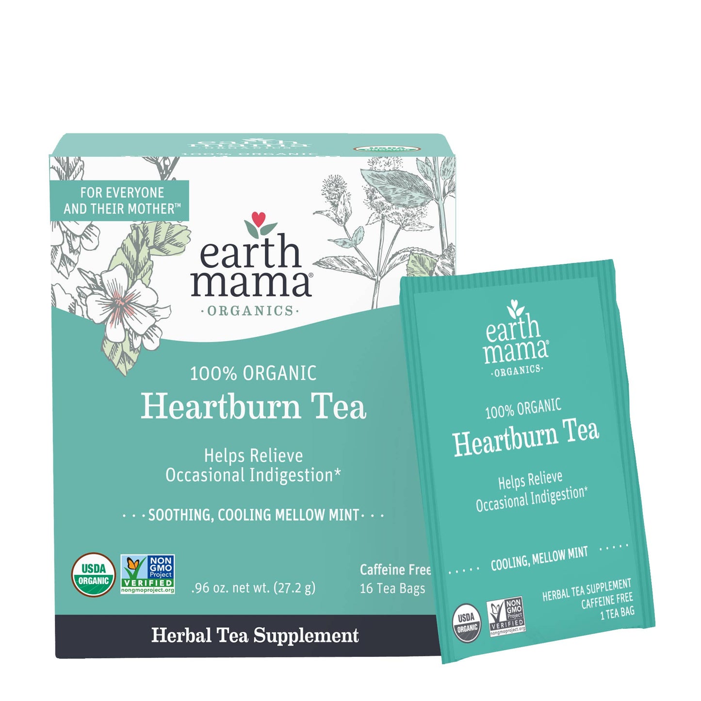 Earth Mama Organics - Organic Heartburn Tea