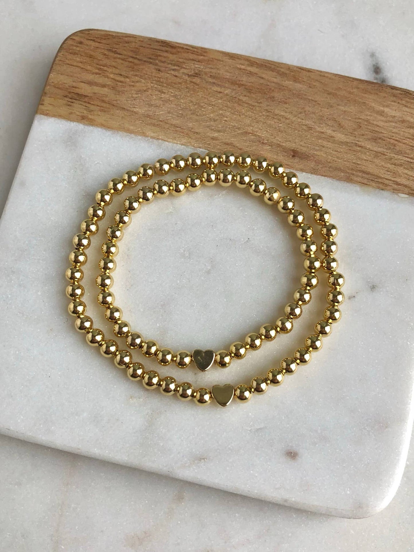 Simply Stated - Tiny Heart Mother Daughter Matching Bracelets