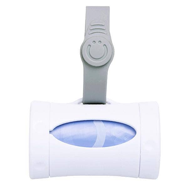 White On-the-Go Bag Dispenser