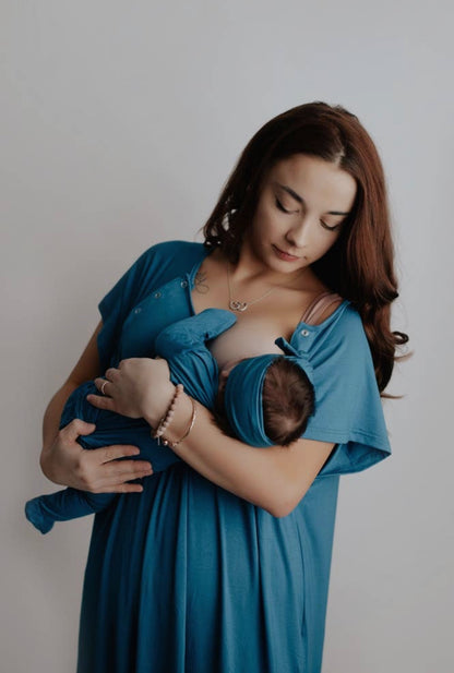 Maternity Mommy Labor and Delivery/ Nursing Gown