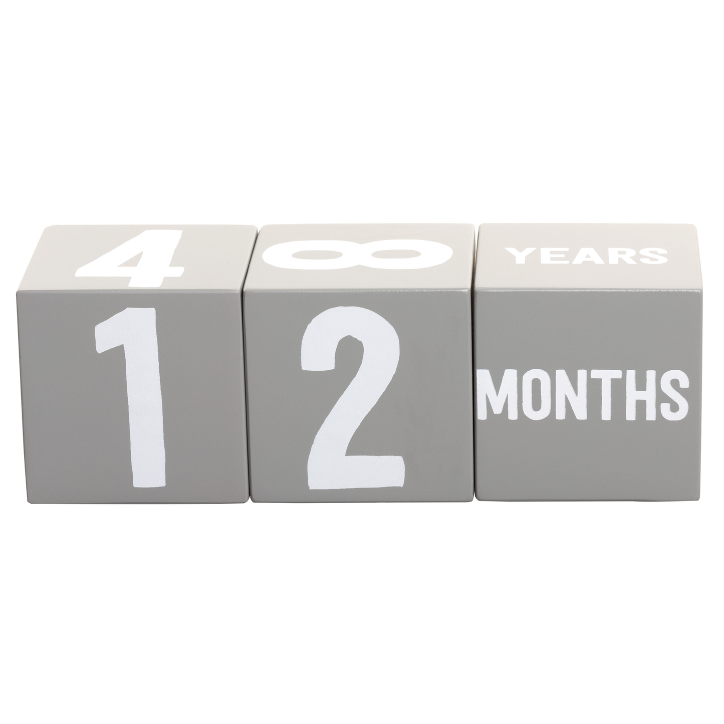 Milestone Age Blocks, Gray