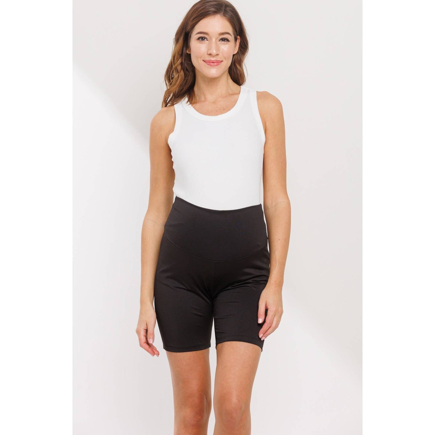 Maternity Biker Shorts (Black)